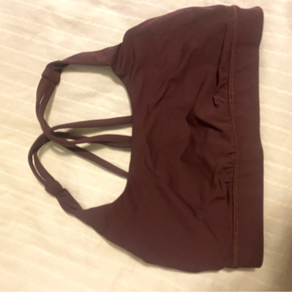 Lululemon Sports Bra, size small, maroon